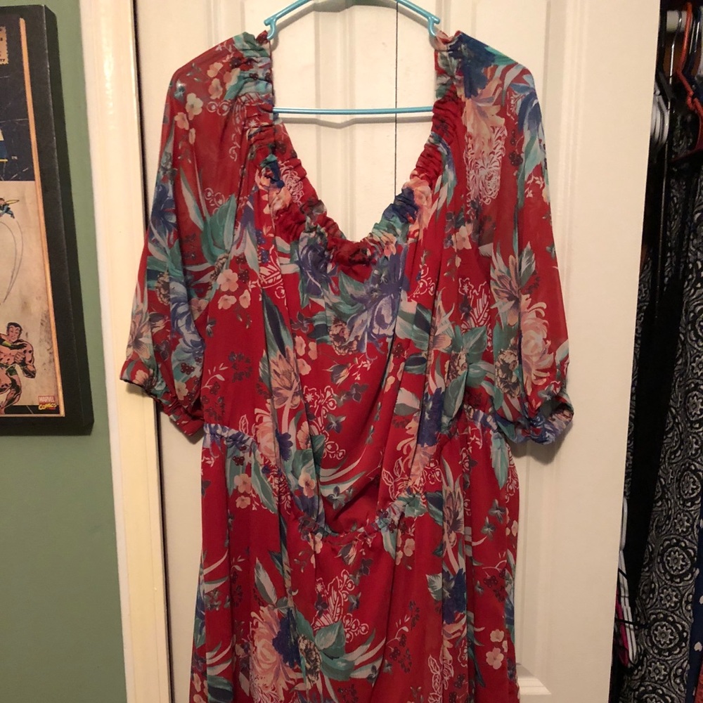 Ava and Viv 4 off shoulder dress